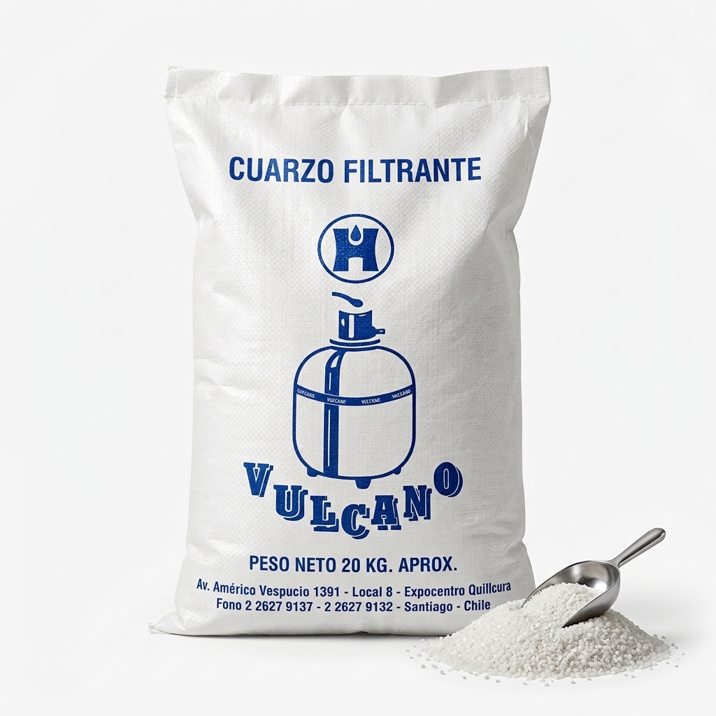 Saco Cuarzo 20 kg Vulcano SACO DE CUARZO 20 KGS VULCANO - Imagen 1