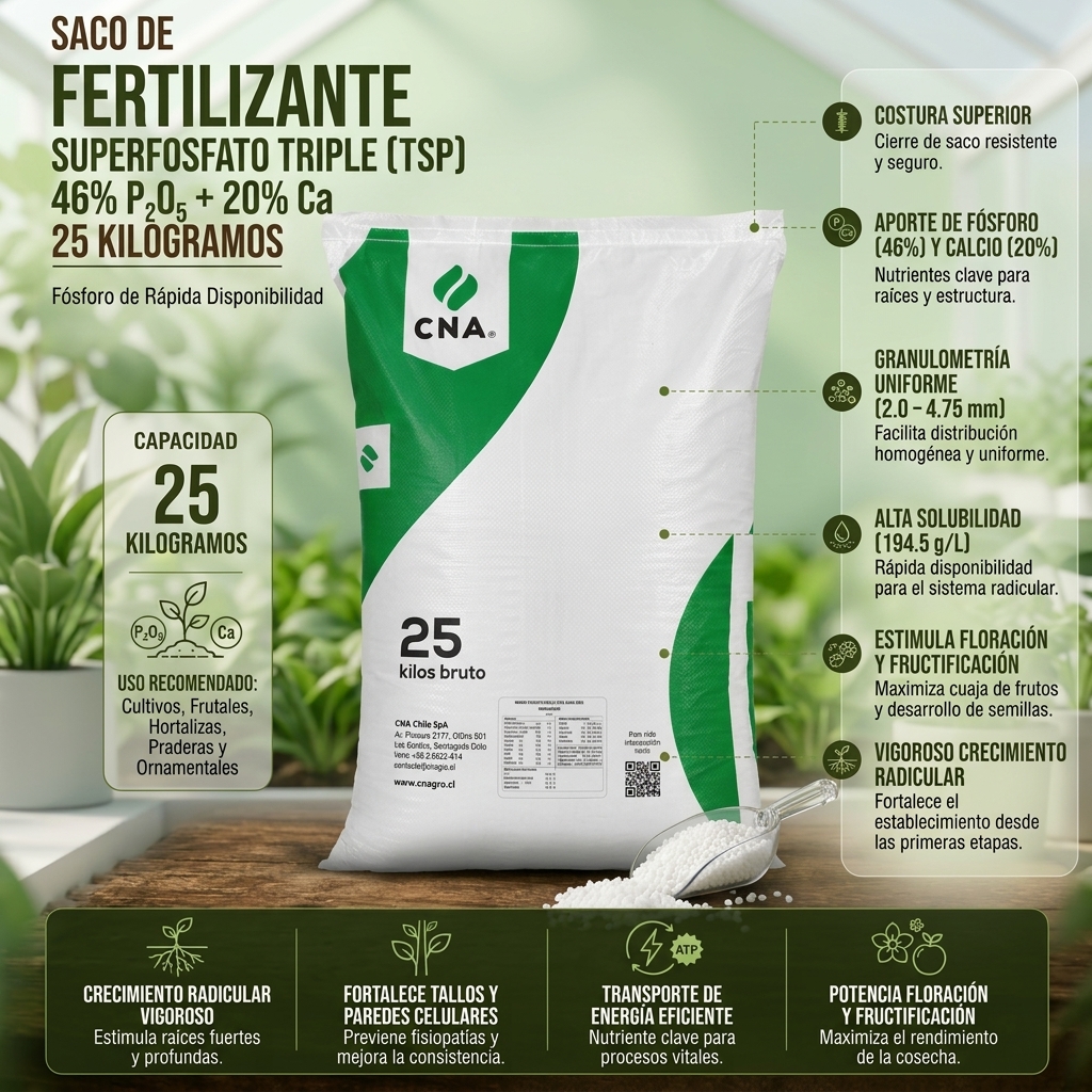 Superfosfato-Triple-25-kg-infografia Superfosfato Triple 25 kg - Imagen 1