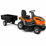 TRACTOR TS114 HUSQVARNA Y CARRO METALICO