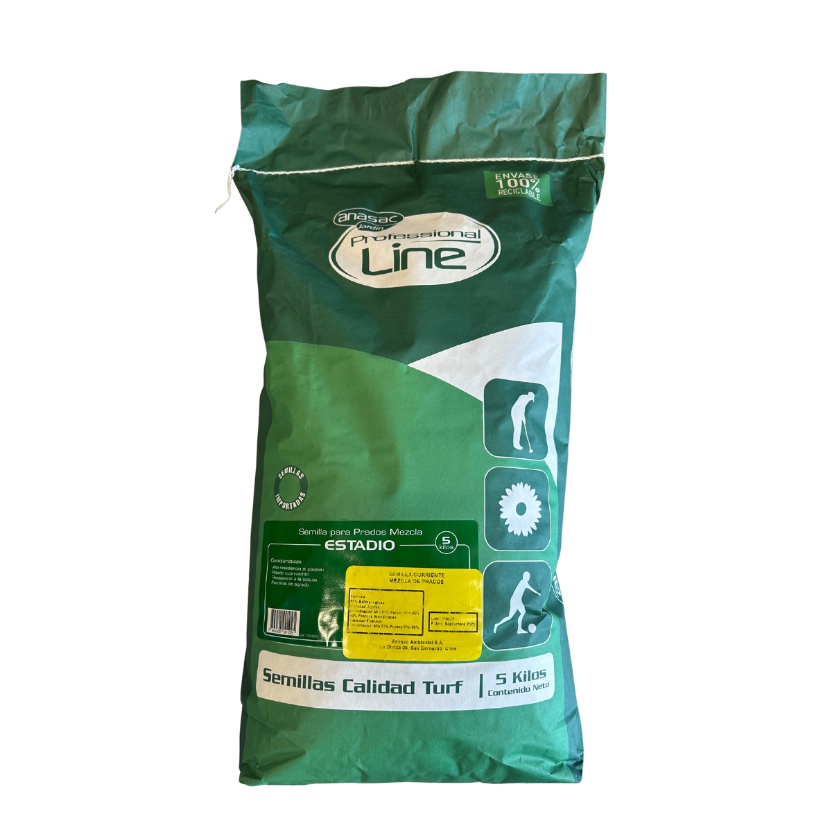 100003773 SEMILLA PRADO ESTADIO ANASAC (5 KG) - Imagen 1