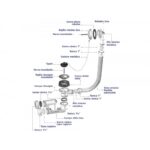 DESAGUES DE TINA MODELO ESTANDAR 1 1/2" SALIDA 40 MM (REJILLA INOXIDABLE) CON REBALSE Y SIFON HOFFENS - Imagen 3