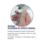 FLEXIBLE MONOMANDO HE-HI M10X1" X 1/2" 35 CM HOFFENS - Imagen 3