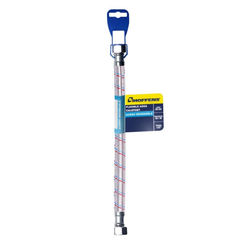 flexible-de-acero-inoxidable-para-calefont-hi-hi FLEXIBLE AGUA CALEFONT HI-HI 1/2" 35 CMS HOFFENS - Imagen 1