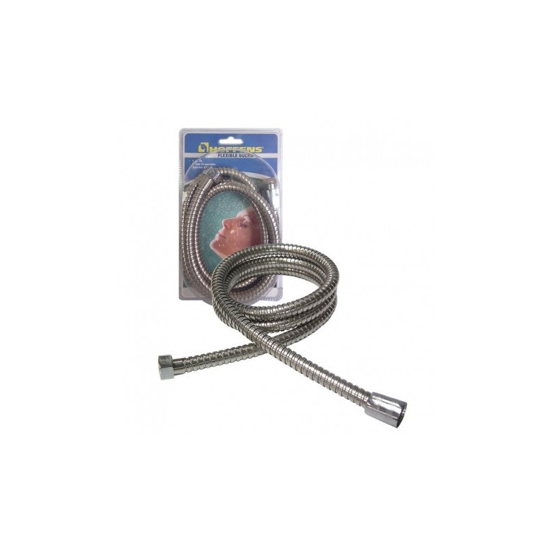 flexible-ducha-doble-grapeado-175m FLEXIBLE DE DUCHA DOBLE GRAPEADO EPDM 1,75 M HOFFENS - Imagen 1