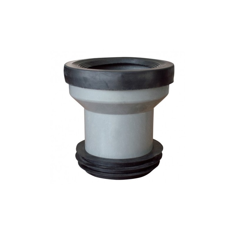 manguito-wc-con-junta-y-adaptador-a-110mm-concentrico ADAPTADOR WC RIGIDO CON JUNTA Y ADAPTADOR A 110MM CONCENTRICO HOFFENS - Imagen 1