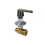 LLAVE DE GAS ENCIMERA CROMADA HI-HE 1/2"