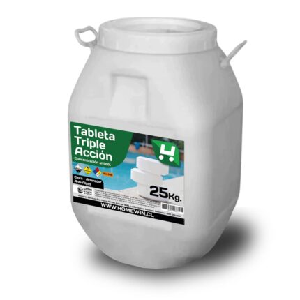 cloro tabletas 25kg homevan principal