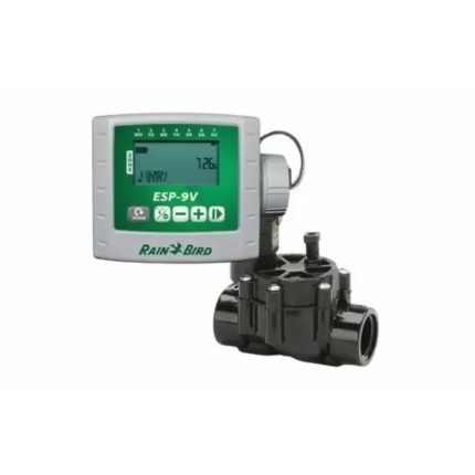 PROGRAMADOR ESP-9V RAIN BIRD 1 ZONA SOLENOIDE + VALVULA DVF 304096