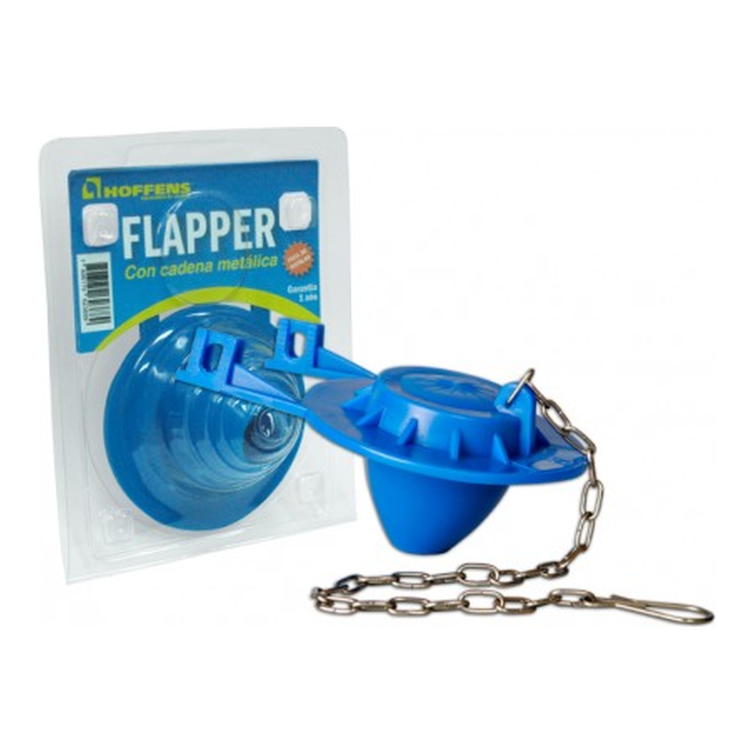 Flapper con Cadena para Estanque WC Hoffens Flapper con Cadena para Estanque WC Hoffens - Imagen 1