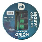 Kit Manguera 1/2″ 10 m con Pitón Regulable Verde Orión