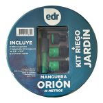 Kit Manguera 1/2″ 20 m con Pitón Regulable Verde Orión