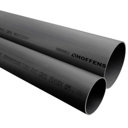 Tubo PVC Sanitario Gris
