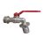 Llave de Bola Zamak Riego y Jardín 1" Hoffens