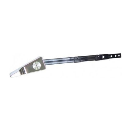Manilla Frontal Cromada con Barra Plástica para Estanque WC Hoffens