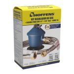 Kit Regulador de Gas Licuado con Flexible 1/2" x 3/8" de 1 m Hoffens