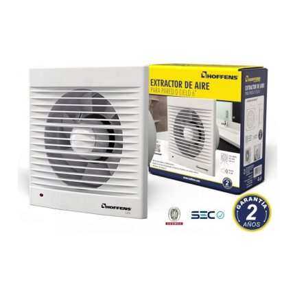 Extractor de Aire para Baño 320 m³/h 20 W Diámetro 150 mm Hoffens