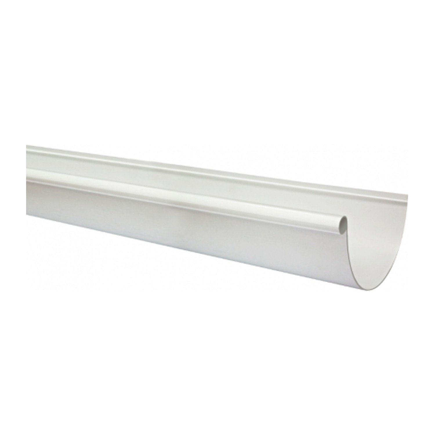 Canaleta de Techo PVC PH25 4 m Blanco Hoffens Canaleta de Techo PVC PH25 4 m Blanco Hoffens