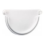 Tapa Accesorio de Canaleta Der/Izq PH25 Blanco Hoffens