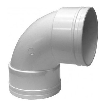 Codo Canaleta Hembra-Hembra 87,5° 75 mm Blanco Hoffens