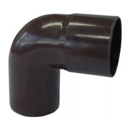 Codo Canaleta Macho-Hembra 87,5° 75 mm Café Hoffens