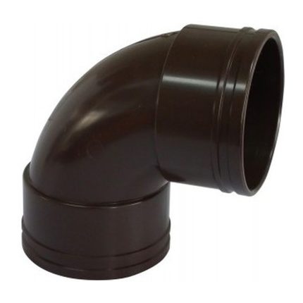 Codo Canaleta Hembra-Hembra 87,5° 75 mm Café Hoffens