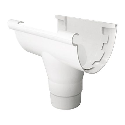 Bajada Canaleta Múltiple 75 y 80 mm Blanco Hoffens