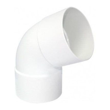 Codo Canaleta Hembra-Hembra 65° 80 mm Blanco Hoffens