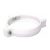 Abrazadera Tubo Bajada 80 mm Canaleta Blanco Hoffens