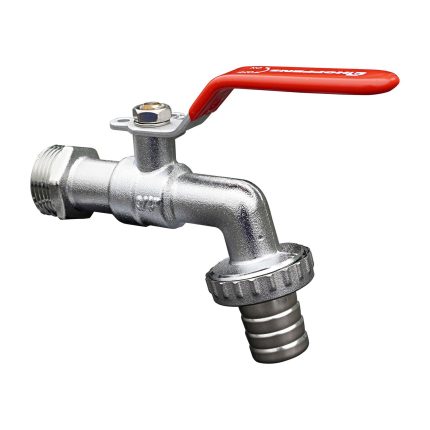 Llave de Bola Latón Manilla Roja 3/4" Hoffens