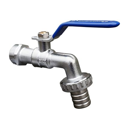 Llave de Bola Latón Manilla Azul 3/4" Hoffens