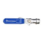 Llave de Bola Latón Manilla Azul 1" Hoffens