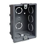 Caja Eléctrica de Tabique con Oreja Metálica Gris Hoffens