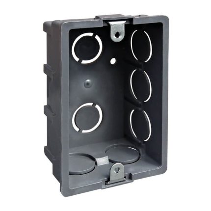 Caja Eléctrica de Tabique con Oreja Metálica Gris Hoffens