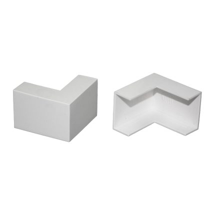 Curva Externa para Canaleta Eléctrica 20x10 mm Hoffens
