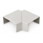 Curva Plana Móvil para Canaleta Eléctrica 100x50 mm Hoffens