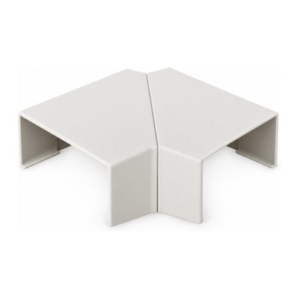 Curva Plana Móvil para Canaleta Eléctrica 100x50 mm Hoffens