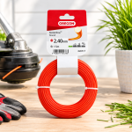 Nylon Redondo 2.4 mm x 15m Rojo Oregon